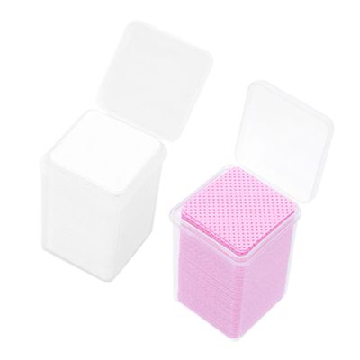 Cleaning Pad Cotton Eyelash Glue Remover for Bottle Mouth, 2 Boxes