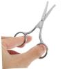 BIUDECO 2pcs Nose Hair Scissors Eyebrow Shaper Scissors Precision Cutting for Facial Hair Removal view 4