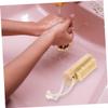 Gogogmee 4pcs Nail Brush Bamboo Nail Cleaning Scrubber for Fingernails and Toenails Portable and Lightweight for Home and Salon Use view 3