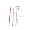 Outanaya 6pcs Stainless Steel Nail Cuticle Trimmer Professional Manicure Tools for Dead Skin Removal Dual-head Design for Fingernails and Toenails and Easy to Use view 2