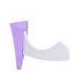 FOYTOKI 1pc Triangle Shape Bikini Hair Razor Tool Portable Silicone Shaving Device for Women for Intimate Grooming and Private Parts Care view 3