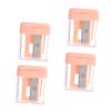 Outanaya 4pcs Eyebrow Pencils Makeup Sharpener Handheld Eyeliner Pen Sharpener Lid for Women view 1