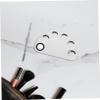 HONMEET Stainless Steel Makeup Palette Set with Easy to Clean Mixing Tool for Foundations Lipsticks and Eye Shadows for Professionals and Home Use view 2
