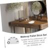 HONMEET Stainless Steel Makeup Palette Set with Easy to Clean Mixing Tool for Foundations Lipsticks and Eye Shadows for Professionals and Home Use view 3