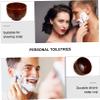 VINTORKY Wooden Shaving Soap Bowl Shave Soap Mug Cup Beard Shave Mug for Men Shaving Brush view 3