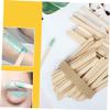 HONMEET 150pcs Wooden Waxing Spatulas for Body Hair Removal Easy to Use Applicators for Hot and Strip Waxing for Salon Home Rounded Ends for Depilatory Waxes view 3