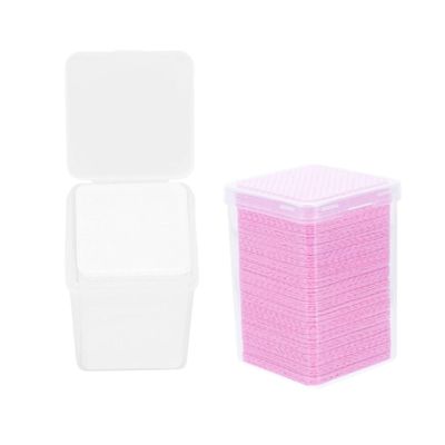 VINTORKY Professional Eyelash Extension Cleaning Pads 400 Pads in 2 Boxes Bottle Cleaning No Chip Safe for