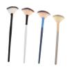 Gogogmee 4pcs Facial Fan Applicator Makeup Brush for Masks Skincare Includes Blue Black White Brushes for Easy Application Precise Use Face view 1