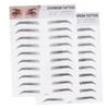 FOYTOKI 2pcs Imitation Eyebrow Stencils for Men Women Temporary Eyebrow Makeup Easy to Apply view 1
