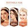 Outanaya 4pcs Stylish Lightweight Straw Headband Women Bow for Spa Date Festival Hair Accessory view 4