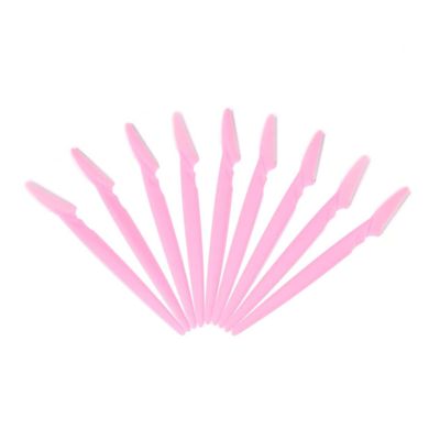 HONMEET Stainless Steel Eyebrow Razors 30pcs Portable Facial Trimmers Makeup Tool for Women Girls Ladies