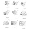 Gogogmee 3sets Diy Eye Shadow Makeup Palette Kit Stainless Steel Stick Set for Nail view 3