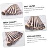 Gogogmee 10pcs Travel Makeup Brush Makeup Kit Foundation Brush Eye Shadows Cosmetics for Artist view 4