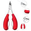FOYTOKI Stainless Steel Nail Nippers Grade Cuticle for Men and Women Precision Trimming for Ingrown Thick Toenails Durable Manicure Tool for Home Salon Use view 3
