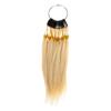 FOYTOKI 1set Human Hair Extensions for Testing Straight Hair Wig Chart Strands for Hairdressers and Salon Use for Professional Practice view 1