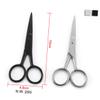 Mikinona 2pcs Men Beard Scissors Body Hair Clippers Hairdressing Scissors Beard Comb Tools Random Color view 2