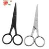 Mikinona 2pcs Men Beard Scissors Body Hair Clippers Hairdressing Scissors Beard Comb Tools Random Color view 3