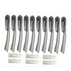 Mikinona Replaceable Blade Eyebrow Razor Portable Foldable Sensitive Skin Trimmer Stainless Steel Makeup Tool Neat Clean Eyebrows view 1
