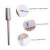 PLAFOPE 3pcs Tungsten Steel Nail Art Grinding Manicure Drill Bit for Hand Grinders Electric Drills Lightweight Design for Easy Dead Skin Removal for Nail Salons view 2