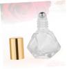 HONMEET 5pcs Roller Bottles Creative Glass Roll Bottles Five-pointed Star Design Travel for Home and Outdoor Use Refillable and Practical for Perfumes and Liquid Blends view 3