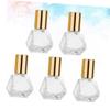 HONMEET 5pcs Roller Bottles Creative Glass Roll Bottles Five-pointed Star Design Travel for Home and Outdoor Use Refillable and Practical for Perfumes and Liquid Blends view 4