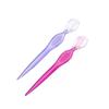 HONMEET 12pcs Portable Eyebrow Stainless Steel Blades Lightweight Eyebrow Trimmers for Women for Travel Daily Grooming Red view 2