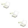 HAPINARY 3sets Tea Oil Blotting Sheets Mirror Puff Absorbing Papers for Oily Skin Makeup Friendly Oil Control Tissues Portable Practical for Men and Women view 1