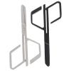 OHPHCALL 2pcs Multi-Purpose Stainless Steel Scissors for Eyebrows Nose Hair and Beard Trimming Safe Durable Grooming Tools for Men and Women view 1