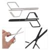 OHPHCALL 2pcs Multi-Purpose Stainless Steel Scissors for Eyebrows Nose Hair and Beard Trimming Safe Durable Grooming Tools for Men and Women view 4