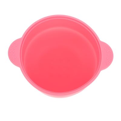 OHPHCALL Heat-Resistant Silicone Wax Melting Bowl Durable Waxing Container for Hair Removal Use Practical Inner Accessory for Home and Salon Pink