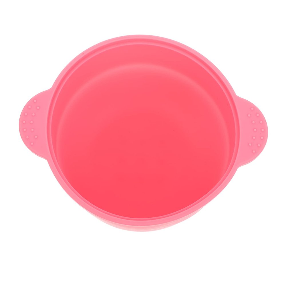 OHPHCALL Heat-Resistant Silicone Wax Melting Bowl Durable Waxing Container for Hair Removal Use Practical Inner Accessory for Home and Salon Pink