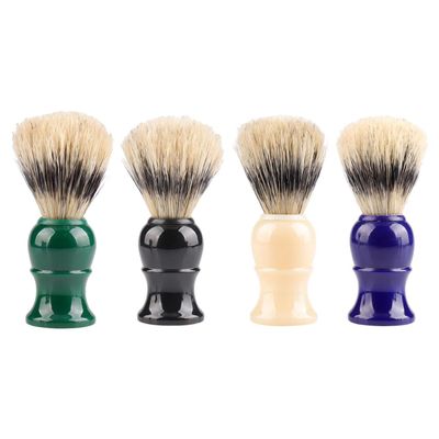 BIUDECO Beard Brush Set for Men 4-piece Shaving Kit Plastic Handle Care Travel-friendly