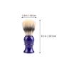 BIUDECO Beard Brush Set for Men 4-piece Shaving Kit Plastic Handle Care Travel-friendly view 2