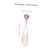 OHPHCALL 3pcs Eye Cream Massage Stick and Makeup Spoon Metal Applicator Tools for Face Cream and Facial Massage Portable and Elegant Design Gold Rose Gold and Silver view 2