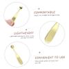 OHPHCALL 3pcs Eye Cream Massage Stick and Makeup Spoon Metal Applicator Tools for Face Cream and Facial Massage Portable and Elegant Design Gold Rose Gold and Silver view 3