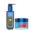 Blue Nectar Kumkumadi Gentle Exfoliating Face Scrub for Tan Removal and Blackheads (1.7 Oz) Paired with Honey Aloe Vera Detan Face Wash with Natural Vitamin E (3.38 Fl Oz) view 1