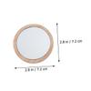 VINTORKY 4pcs Makeup Mirrors Portable Compact Mirror for Travel and Daily Use for Women and Girls Reflection Design view 2