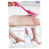 BIUDECO Pumice Pedicure Stone Brush Foot Exfoliator Dry Brush Scrubber Plastic Handle Random Color view 1