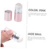 OHPHCALL Jade Facial Roller for Tightening Skin Promoting Collagen Production Cooling Relaxing for Routine Volcanic for Face Neck Eyes view 3