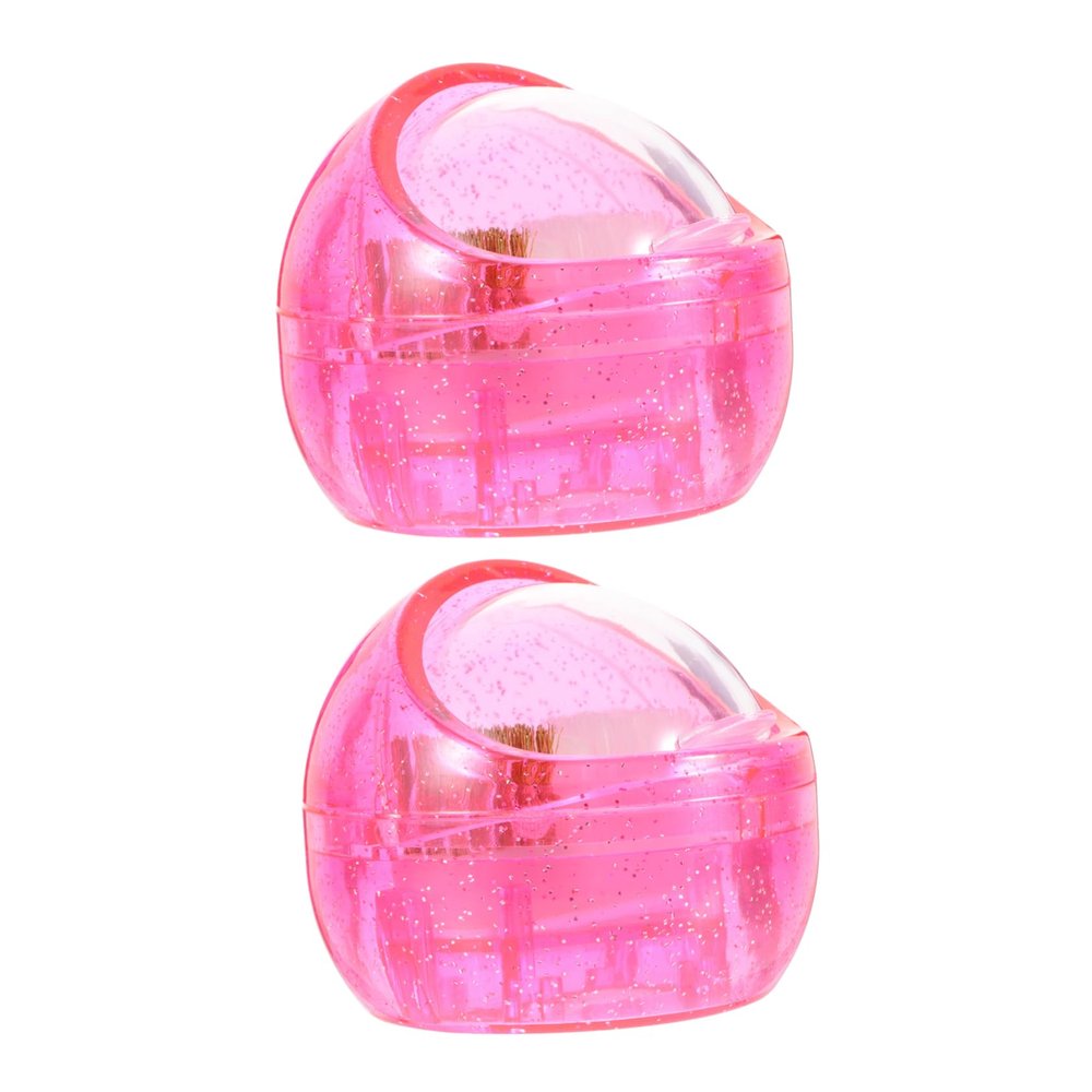 OHPHCALL Professional Nail Art Tools 2pcs Nail Drill Brush Cleaner Mini Size Easy to Carry Use