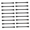 OHPHCALL 30pcs Dual Sided Eyeshadow Brush Applicators Sponge Makeup Tools for Face view 1