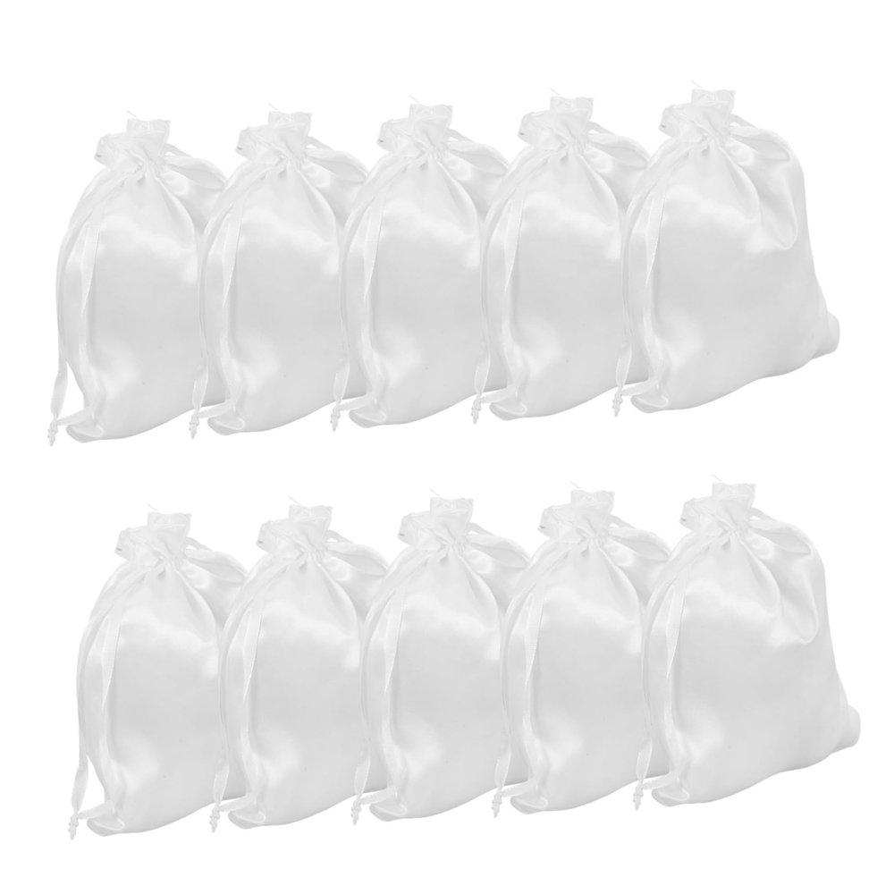 FRCOLOR 10pcs Multiple Wigs Storage Bag Drawstring Travel Case Hair Wig Storage Bags for Business and Travel