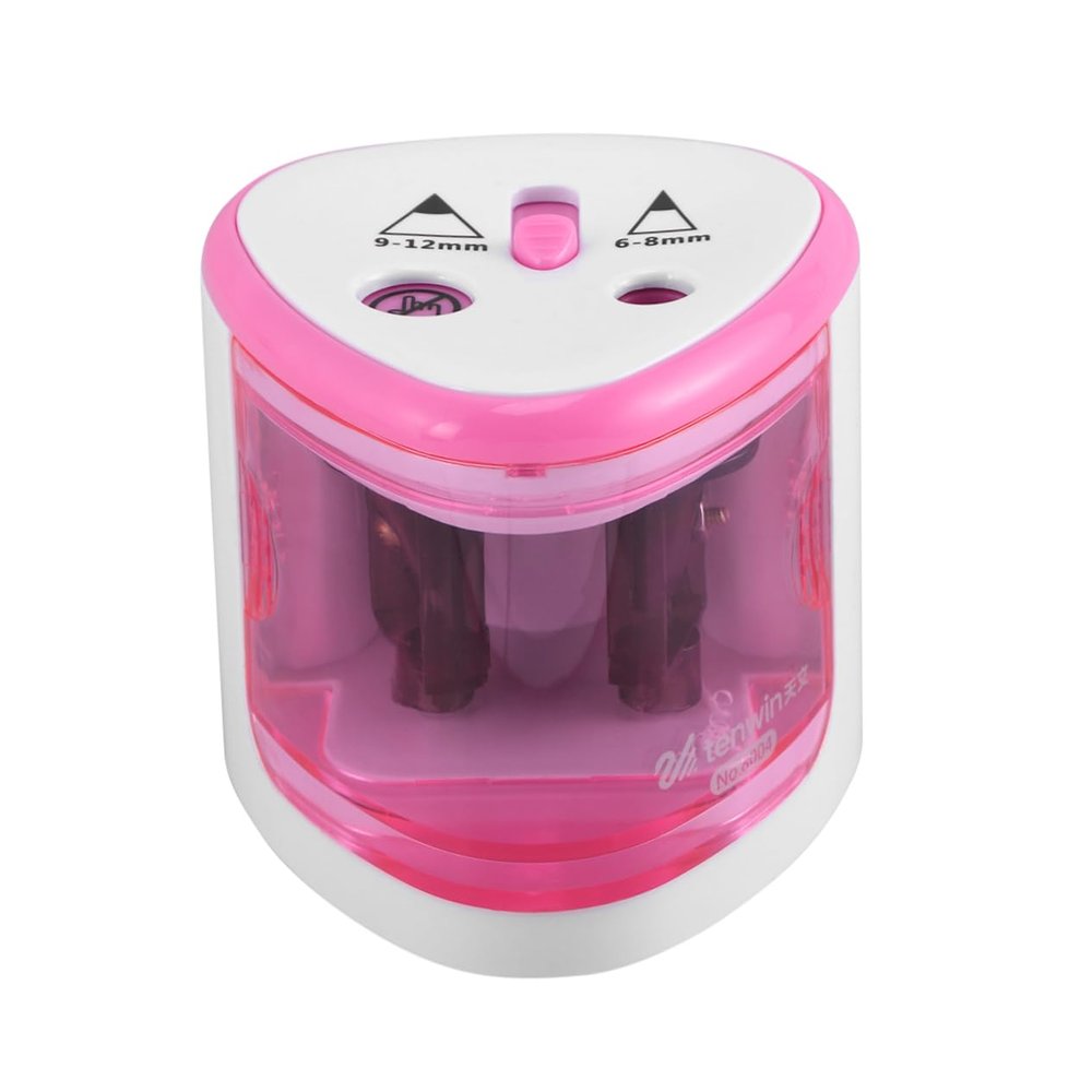 FOYTOKI Dual Electric Sharpener Automatic Safe for Boys and Girls for School Office Random Color