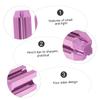 OHPHCALL Flat-tip Pencil Sharpener for Eyebrow and Eyeliner Pencils Four-sided Design Makeup Tool for Easy Sharpening Lightweight and Portable Rose Pink view 4