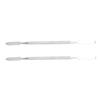 BIUDECO 2pcs Stainless Steel Makeup Mixing Rod for Foundation Palette Embossing Tool for Eye Shadow Easy to Clean view 1