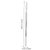 BIUDECO 2pcs Stainless Steel Makeup Mixing Rod for Foundation Palette Embossing Tool for Eye Shadow Easy to Clean view 2