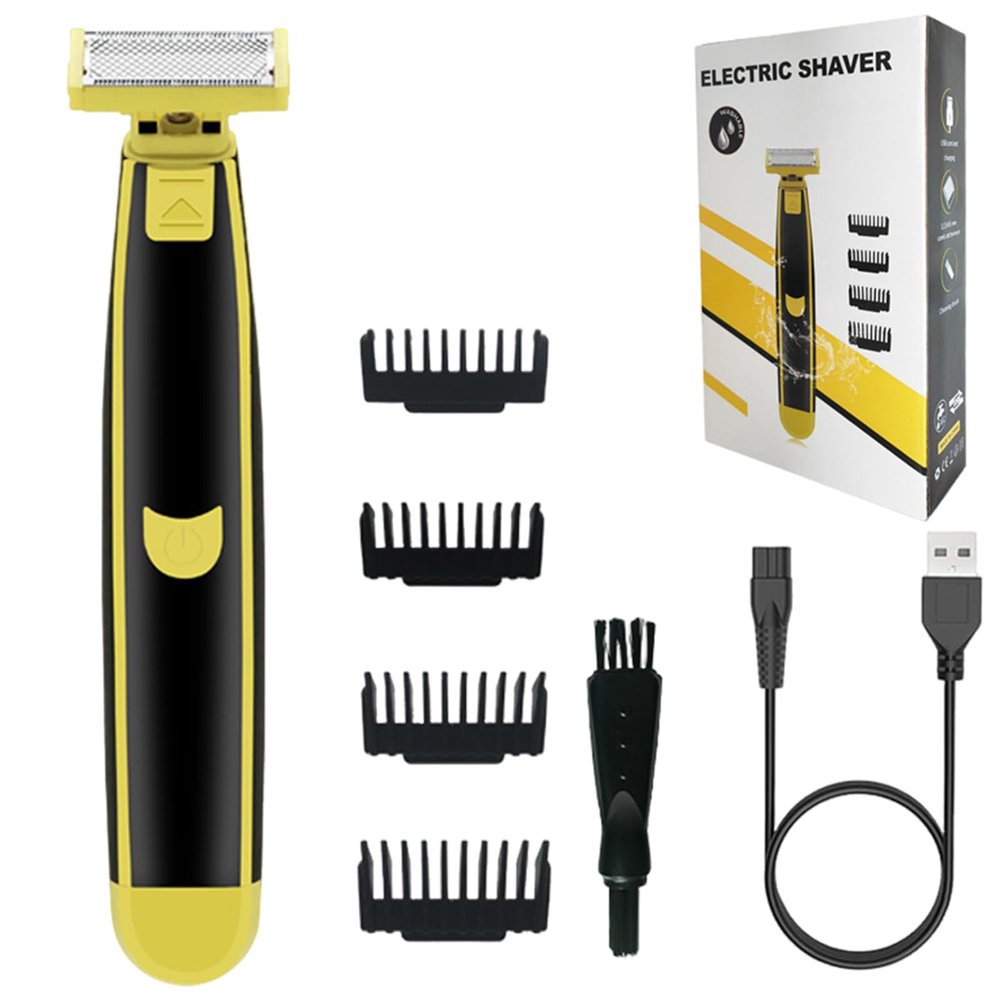 ESiiFuu Electric Shaver for Women Men, Wet & Dry Shower Facial Body Shaver with Rotatable Head Full Body Waterproof Beard Trimmer USB Rechargeable 600mAh Electric Shaver for Legs Face
