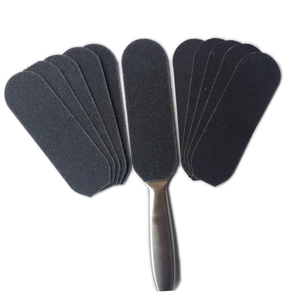 BIUDECO 50pcs Foot Sandpaper File Callus Remover for Feet Nail Buffing Block Pedicure Accessories