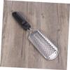 FOYTOKI Professional Stainless Steel Foot Care Pedicure Rasp Callus Remover Tool for Smoothing Hard Skin and Dead Skin for Home and Salon Use Black view 2