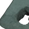 FashionCha Towel for Massage Tables, Face Pillow Towel with Hole, Washable And Lying Towel Made of Fibers for The Beauty Salon, green view 2
